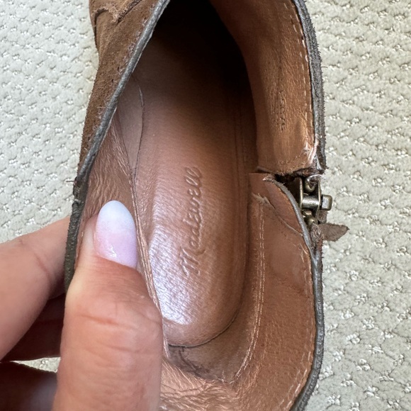 Madewell Suede Ankle Boots size 8.5 - Picture 4 of 8